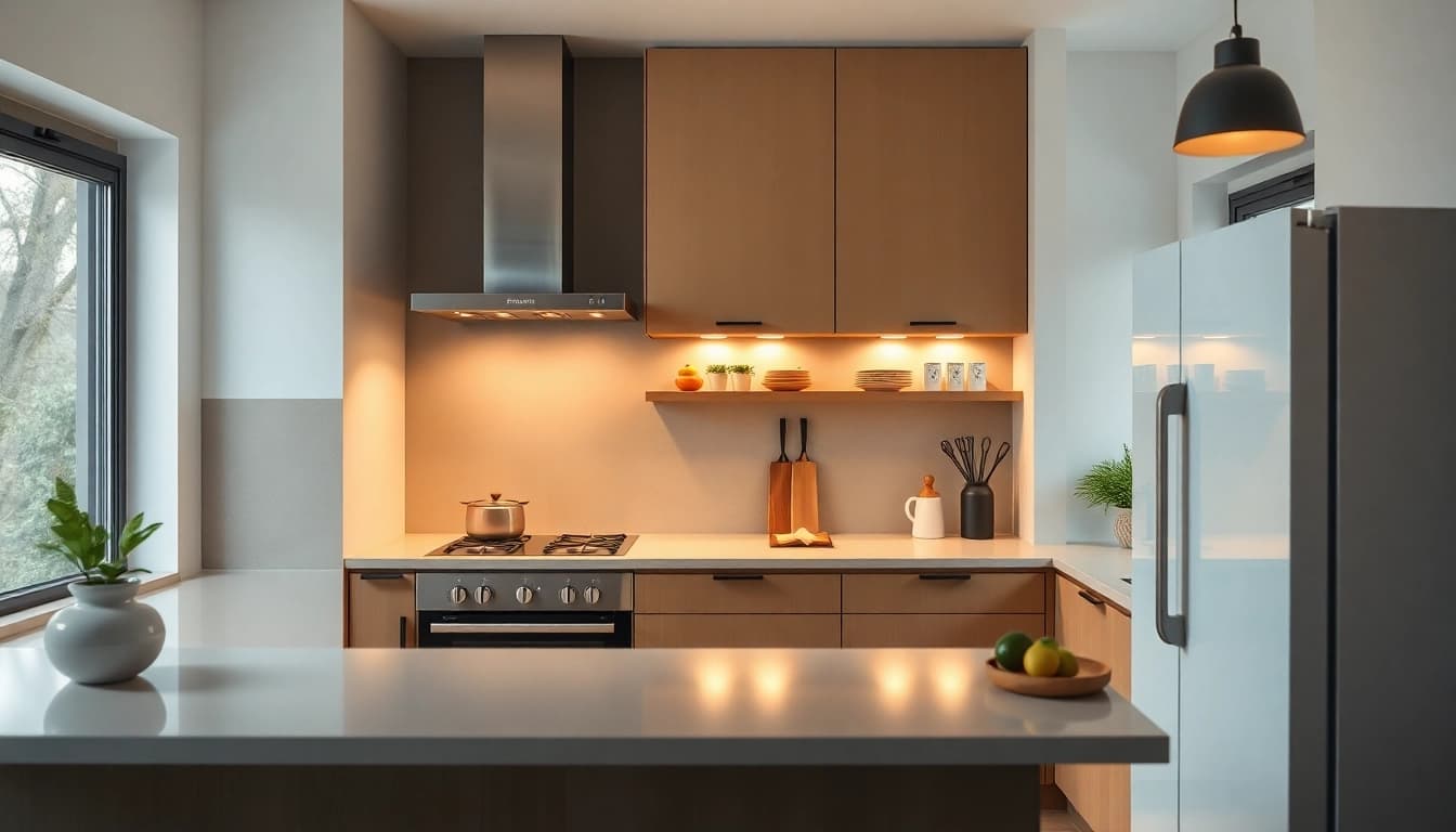 Upgrade your home with бяла техника including stylish and efficient appliances for a modern kitchen.