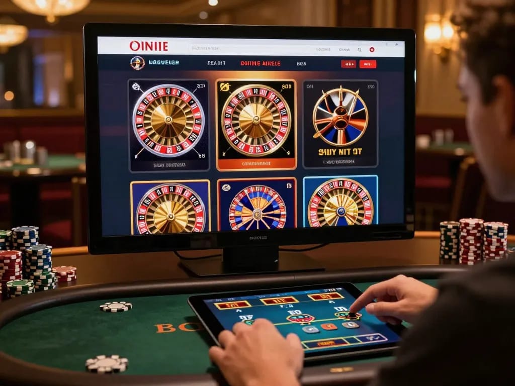 Experience KK55 online gaming with live roulette and captivating slots, engaging users in an exciting digital casino atmosphere.