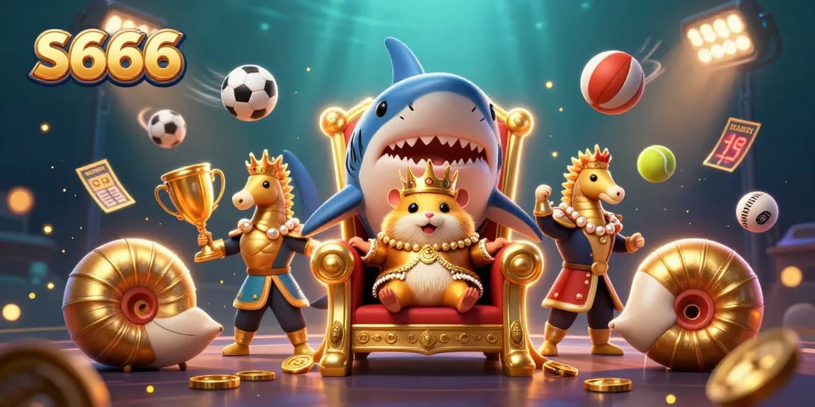 Experience thrilling gaming action at s666 with vibrant casino elements and fierce characters.