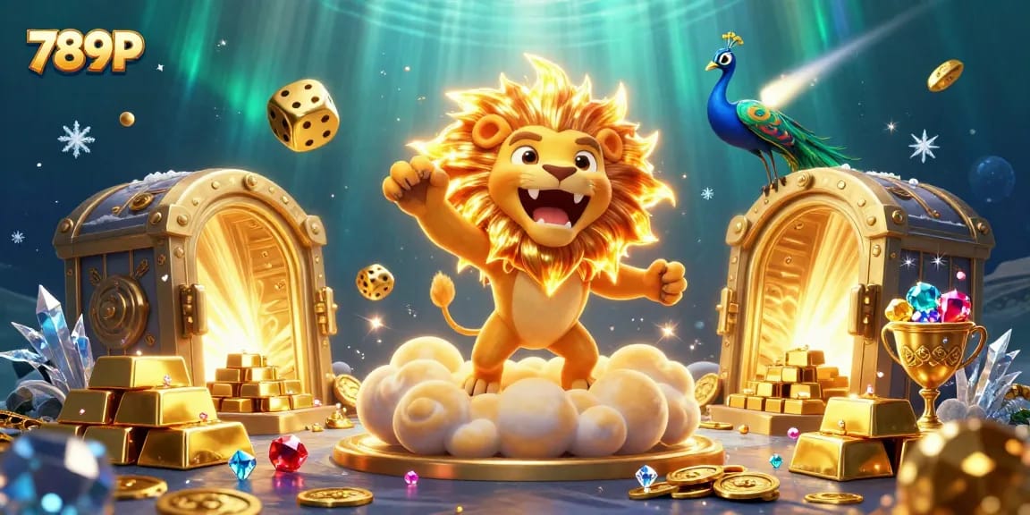 Experience thrilling wins at 789P with colorful elements and vibrant casino imagery.