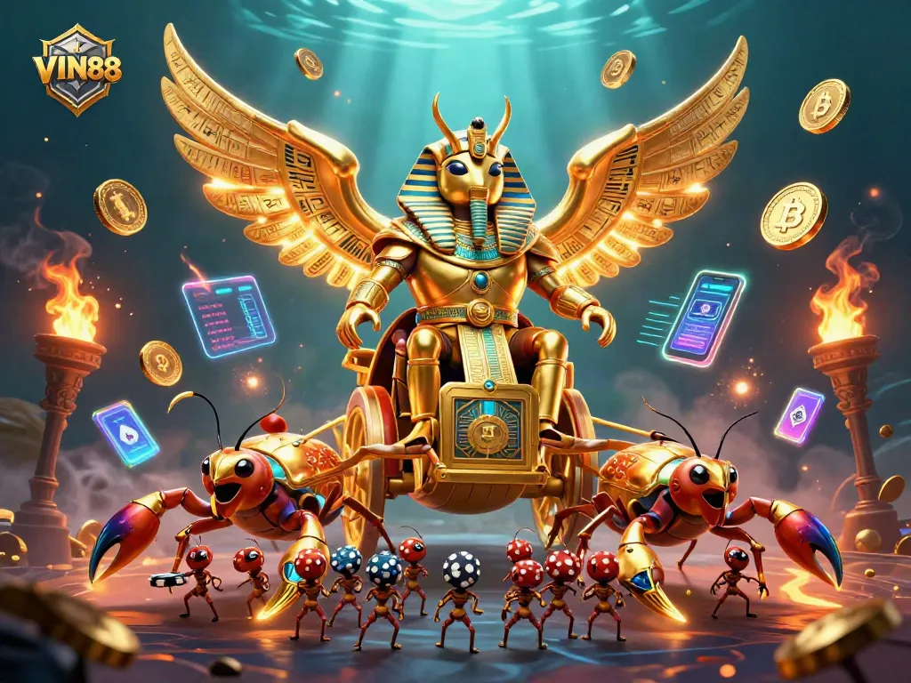 Engage with fantastic VIN88 gaming experience through thrilling chariot of luck and fortune.
