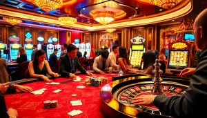 Experience the thrill at https://bancaonline88.com/ with vibrant casino tables and engaging players immersed in the gaming action.