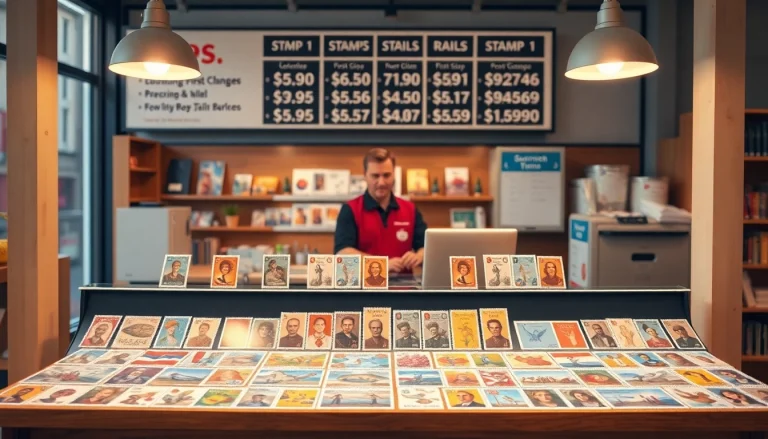 Explore affordable options for buying cheap first class stamps at a friendly post office stall.