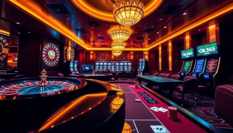 Experience thrilling gameplay at OK365 com with vibrant casino gaming, roulette, and poker excitement.