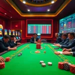 Players engage in thrilling Baccarat at https://f168.studio/, showcasing excitement and strategy in a luxurious casino ambiance.