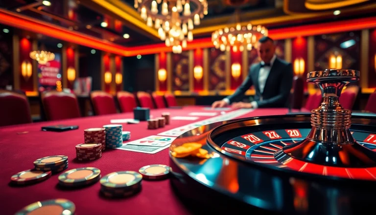 Experience thrilling action at the Hi88 link poker table with chips and cards.