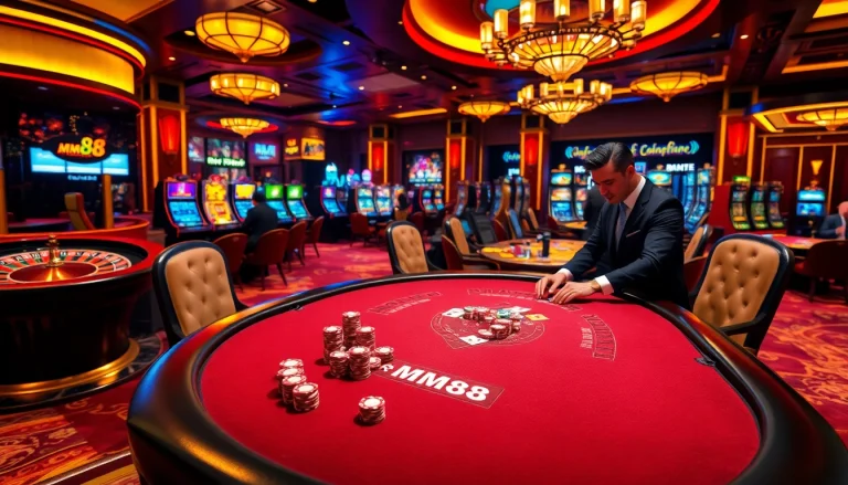 Experience thrilling poker action at https://mm88.london/ with our elegant casino environment and high-stakes gameplay.