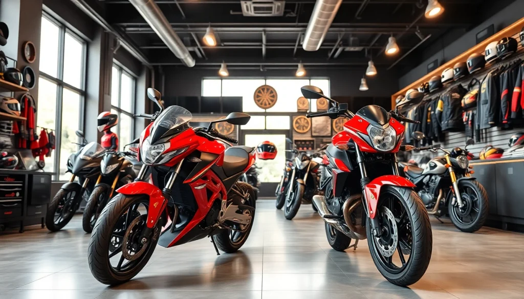 Accessoires et équipements moto époustouflants au showroom Motopaco.