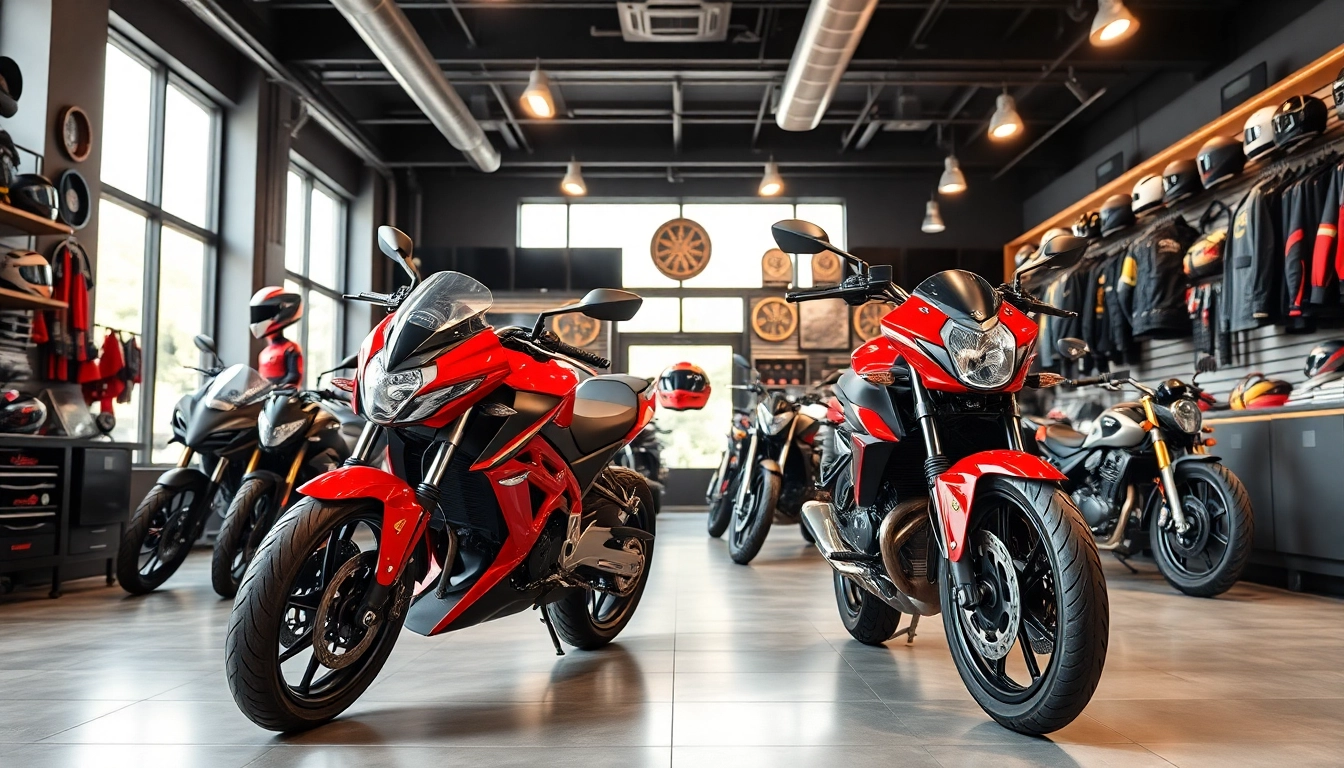 Accessoires et équipements moto époustouflants au showroom Motopaco.