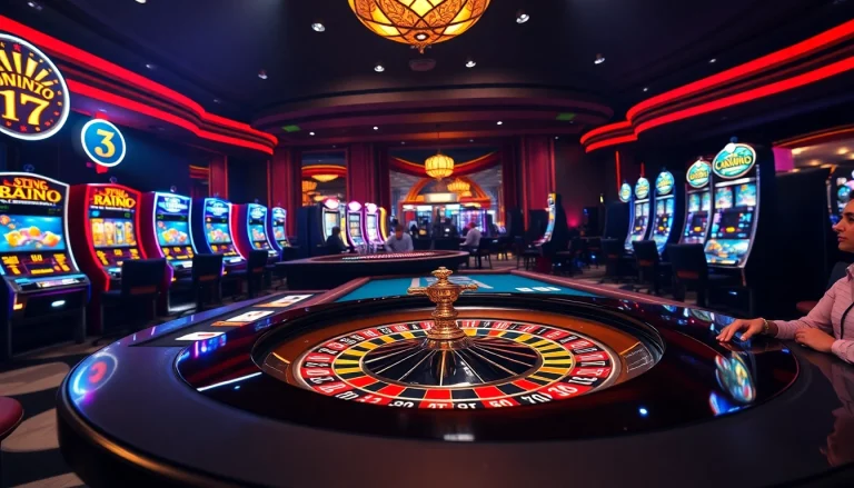 Experience high-stakes gaming featuring a roulette table and vibrant machines at https://tt88edu.com/ for ultimate excitement.