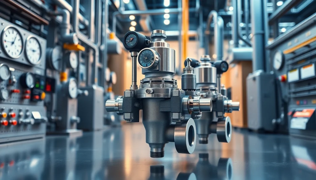 High-quality HM88 series manifold valve in a modern industrial setting.