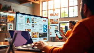 Explore diverse Hela Ads featuring personal and spa services in a vibrant online marketplace.