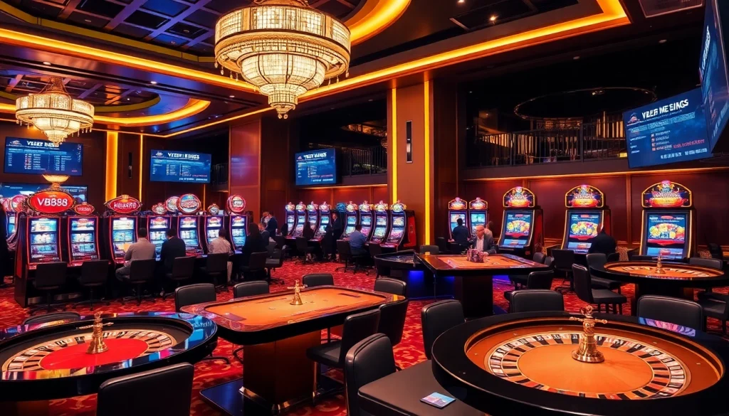 Experience the thrill at VB88's vibrant casino with engaging games and exciting chances to win.