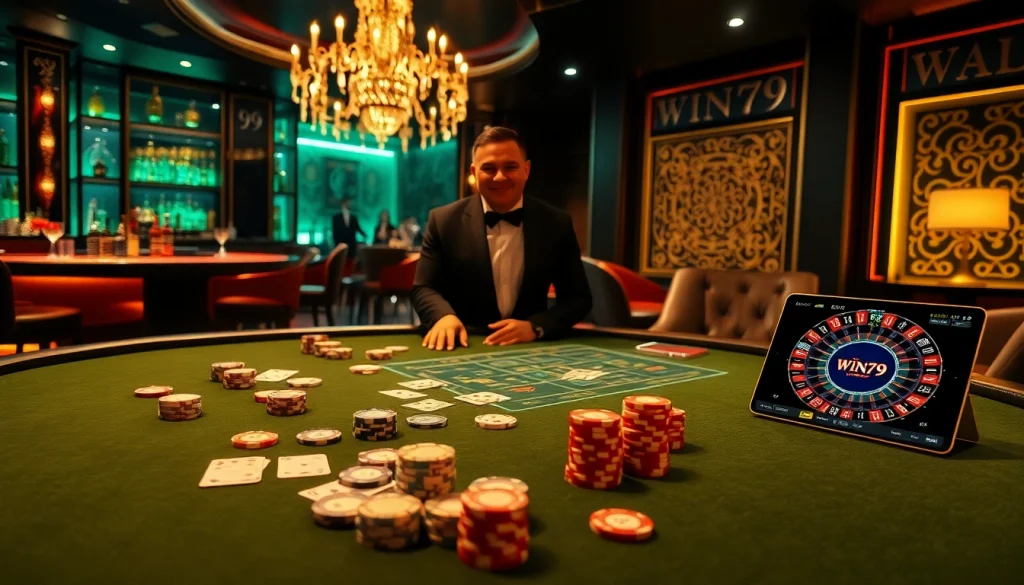 Experience thrilling gameplay as you tải win79 to your device, featuring top-tier poker and roulette tables.