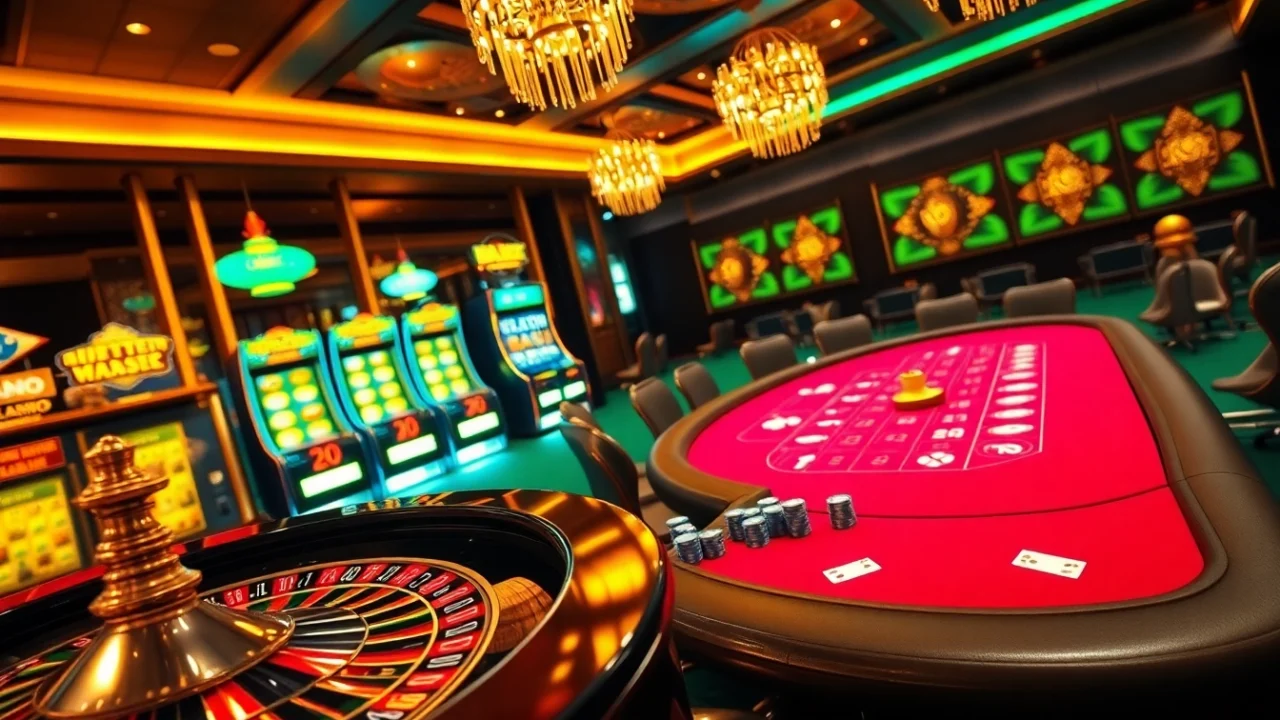 Experience the excitement of QQ88z Net with vibrant casino tables and thrilling gameplay.
