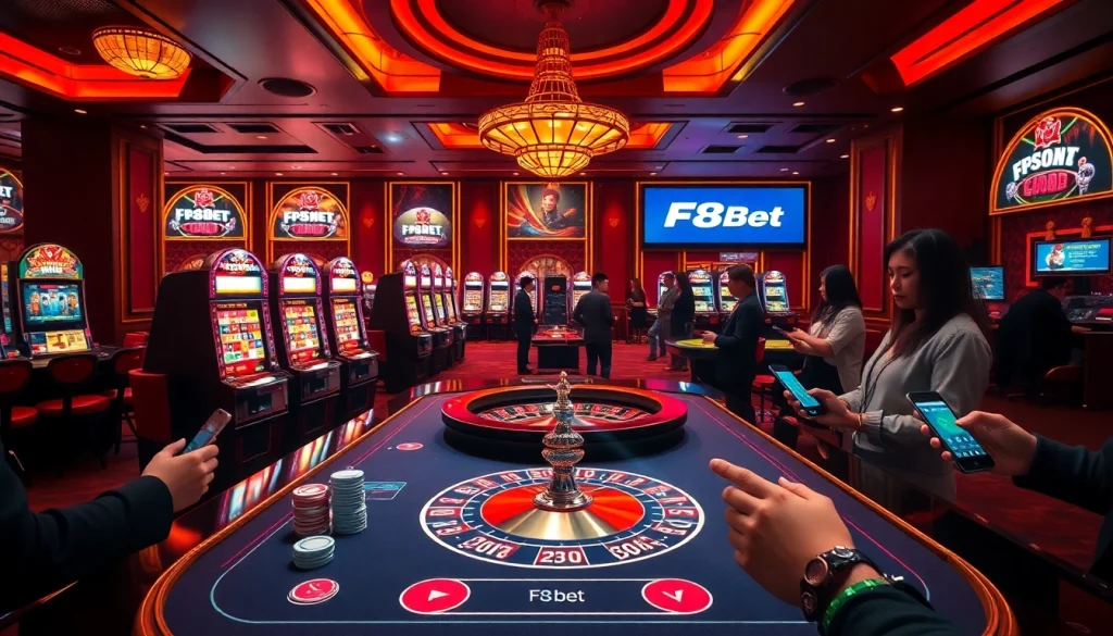 F8Bet players enjoy a thrilling online casino experience with dynamic games and vibrant graphics.