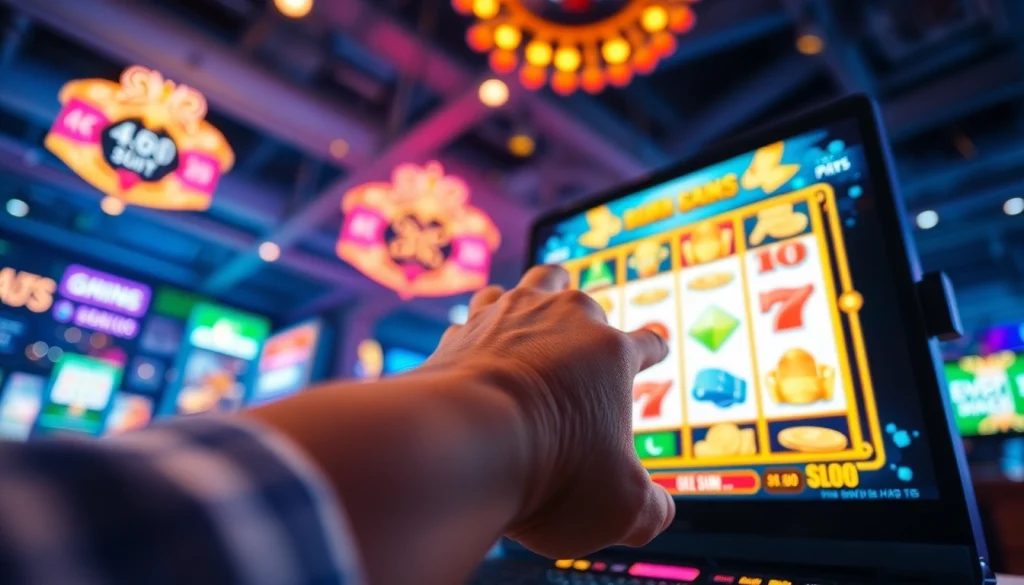 Engaging Kode4d link showcasing vibrant slot game graphics and user experience.