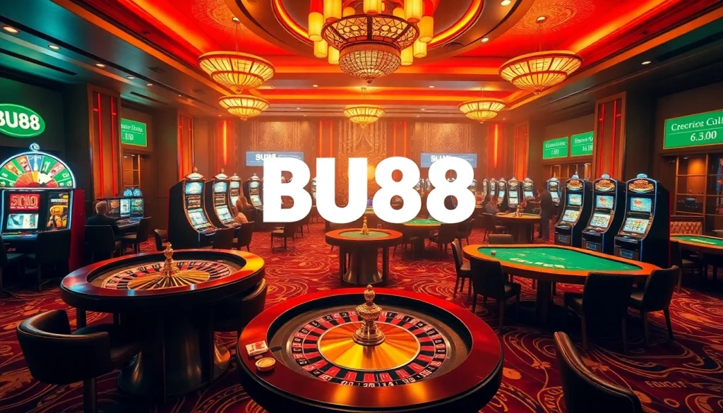 Bu88 offers a vibrant online casino experience with exciting games like roulette and poker.