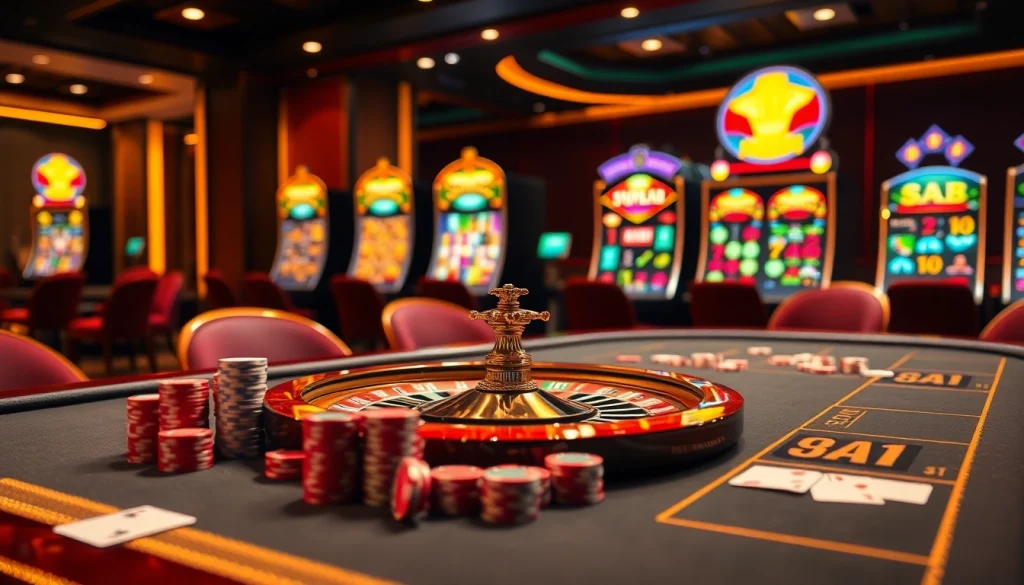 Elevate your game with sx88-themed casino excitement at a luxurious poker table.