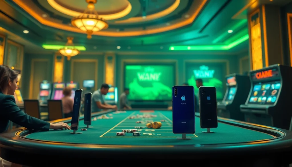 S8 highlighted with poker chips and luxury casino elements creating an inviting gambling atmosphere.