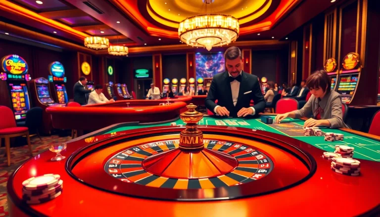 Experience the thrill of RR88 with dynamic casino gameplay and vibrant roulette action.
