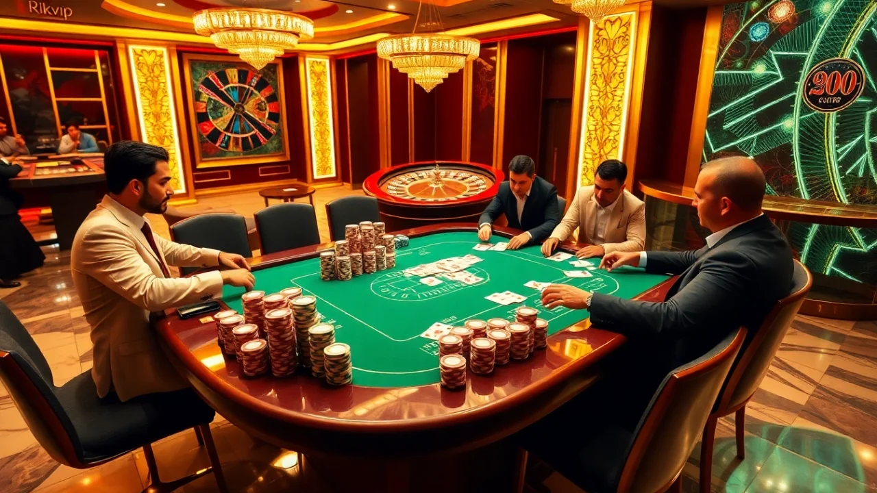 Experience the luxury of Rikvip poker with high-stakes gameplay and premium casino elements.