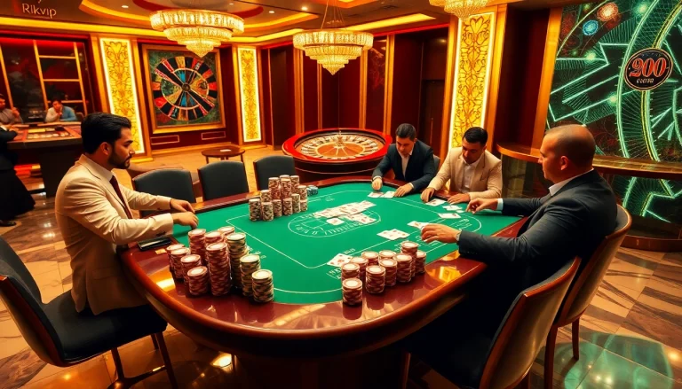 Experience the luxury of Rikvip poker with high-stakes gameplay and premium casino elements.