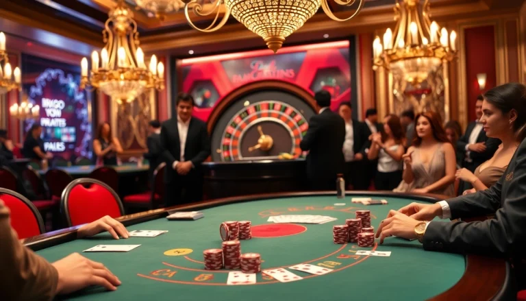Experience the thrill of gambling at https://rr88a.us.com/ with an elegant casino poker table scene.