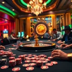 Experience thrilling gameplay at e2bet with vibrant casino tables and passionate players.