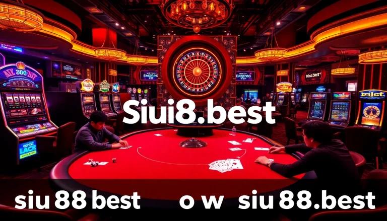 Experience intense gameplay at the casino with siu88.best's exciting tables and slot machines.
