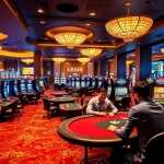 Experience thrilling gameplay at nhà cái PS99 with exciting casino tables and vibrant betting activity.