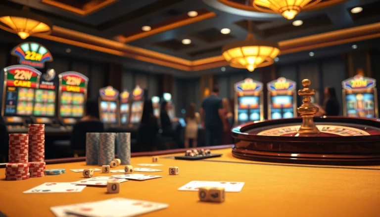 Experience thrilling gambling excitement with 32Win at a luxurious casino table.