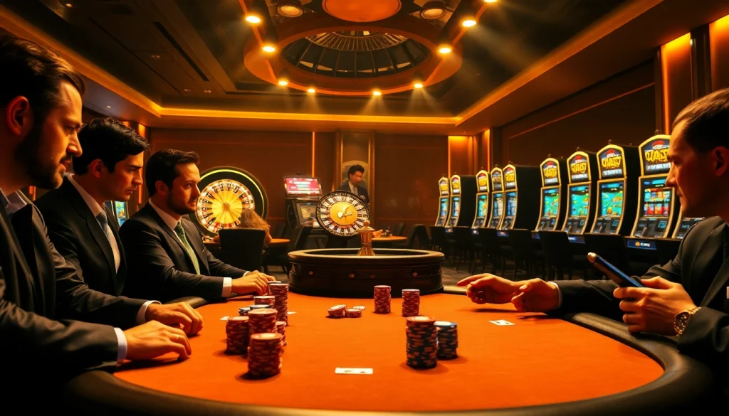 Join the excitement of high-stakes poker at e2bet.com with vibrant casino elements and engaging atmosphere.