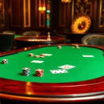 Engaged players strategizing at a poker table in a luxury casino setting at https://s8onl.com/.