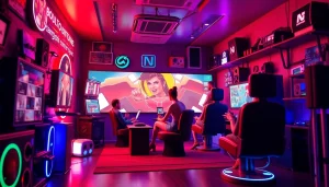 Explore a vibrant scene of an interactive XXX game with engaging characters and immersive graphics.