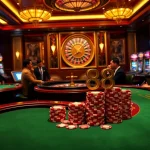 Poker players strategizing at a high-stakes table featuring 'mb 88' chips, creating a thrilling gaming experience.