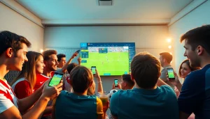 Dynamic interface view of joemadfan.com showcasing live football matches and community engagement.