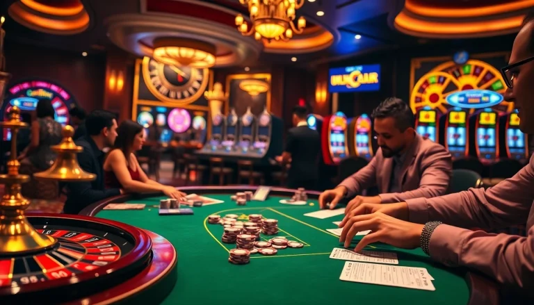 Experience thrilling gameplay at https://bl555.training/ with vibrant casino elements and engaged players.