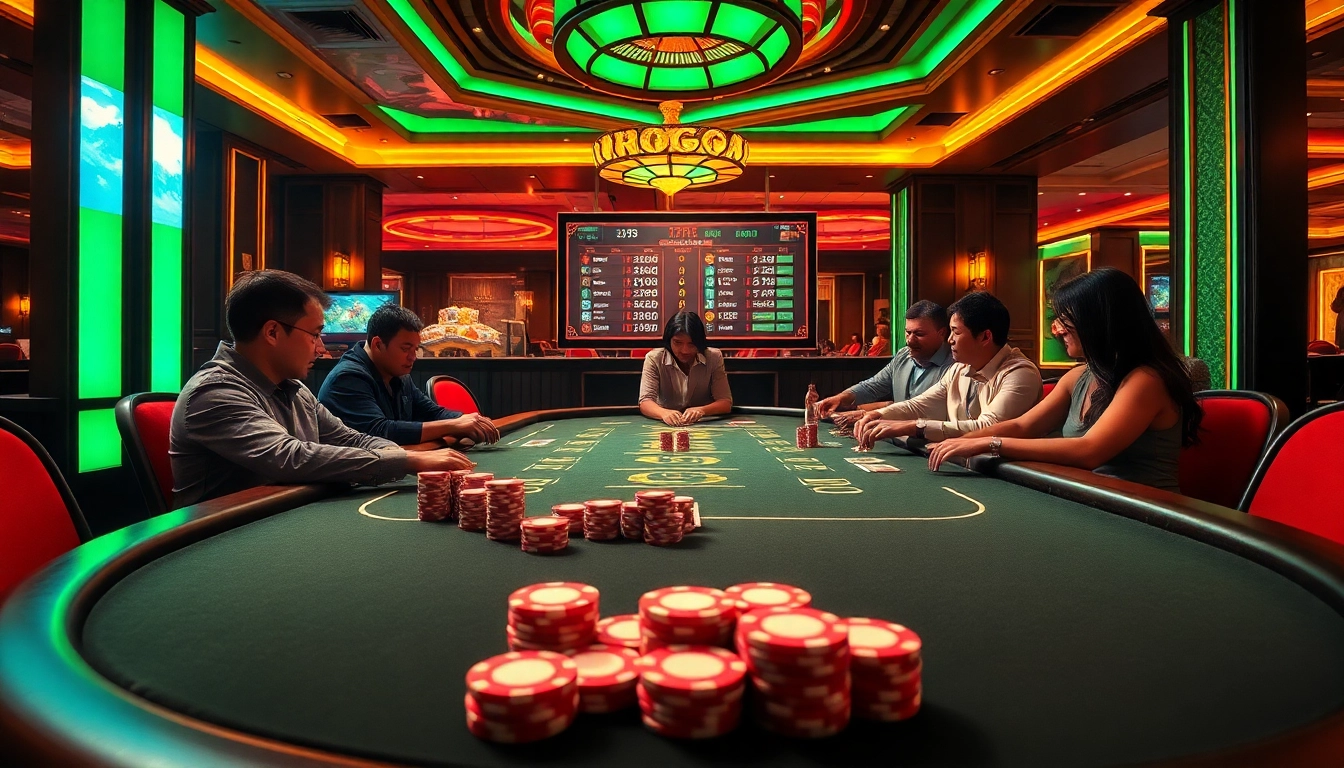 Engaging poker scene at https://sc88.bz/ with chips and cards for thrilling gameplay.