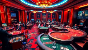 Experience thrilling gaming at https://rr88.navy/ with vibrant casino tables and engaging players.