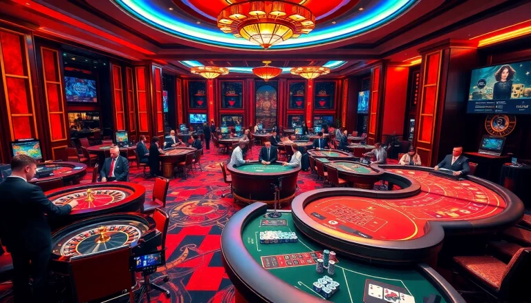 Experience thrilling gaming at https://rr88.navy/ with vibrant casino tables and engaging players.
