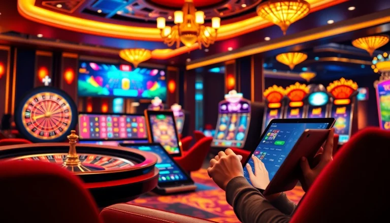 Experience seamless access to online gambling with đăng nhập 789F in a vibrant casino atmosphere.