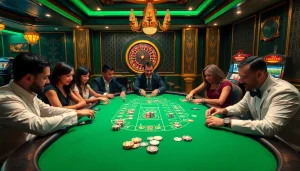 Players experiencing the excitement of poker and casino games at TG 88's premium gambling venue.