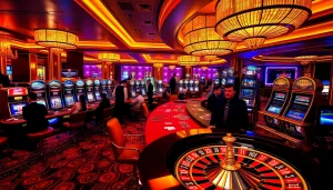 Experience competitive gambling at https://hacoolmall.com/ with luxurious casino tables and vibrant slot machines.