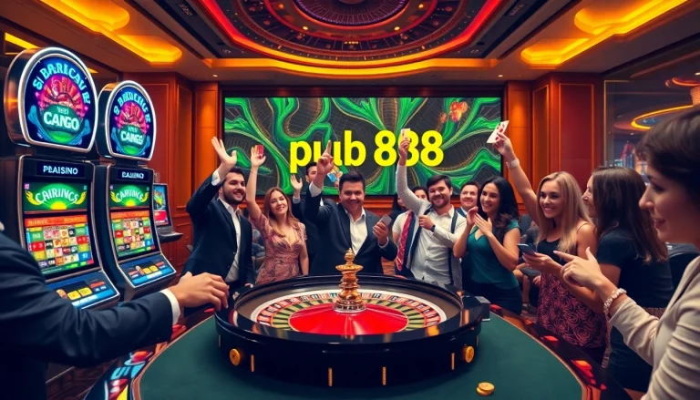 Experience thrilling gameplay at https://pub88.com.de/ with engaging casino tables and vibrant slot machines.