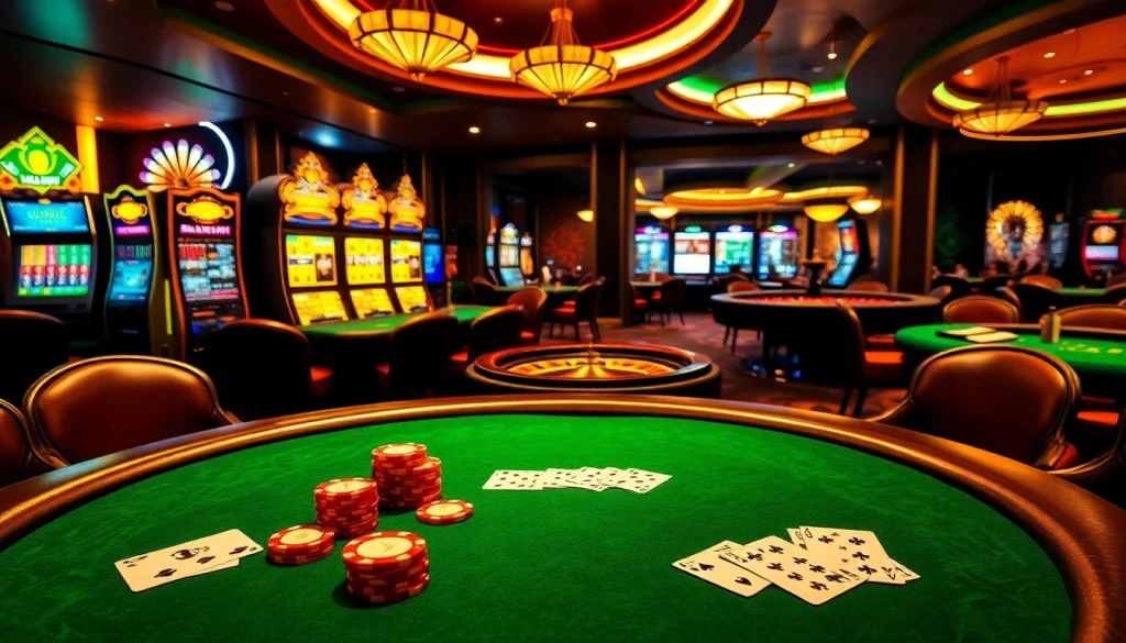 Experience the luxury of Nhà cái uy tín Luckywin with vibrant casino visuals.