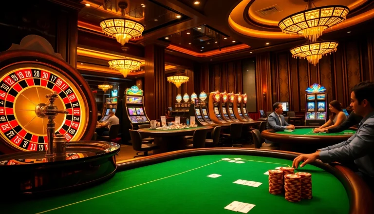 Engage with the luxury of E2bet's gaming environment, featuring lively roulette and poker action.