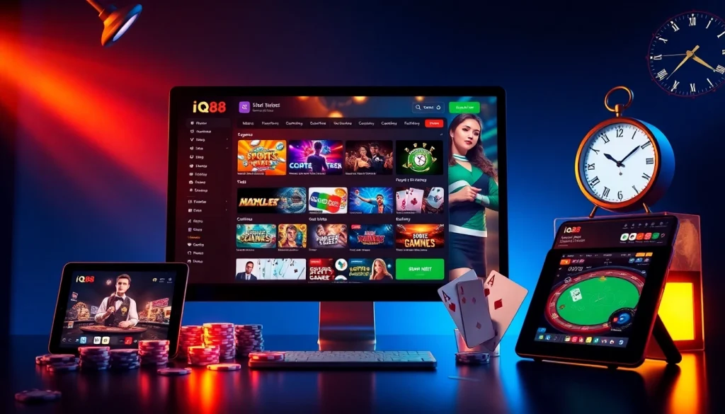 Experience thrilling online gaming at https://iq88.help/ with vibrant graphics and diverse betting options on mobile devices.