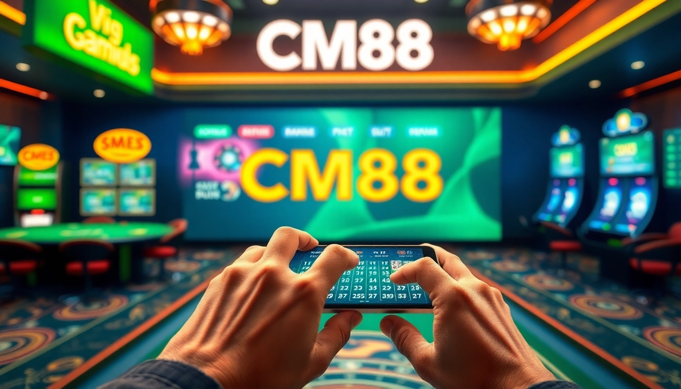 Experience CM 88's vibrant online casino interface with engaging games and promotions.