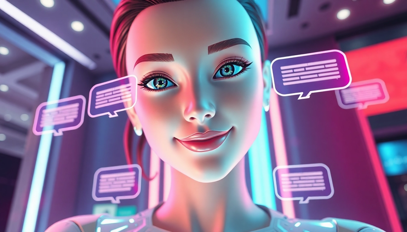 NSFW character AI engaging in a vibrant virtual interaction, showcasing emotional depth and immersive dialogue.